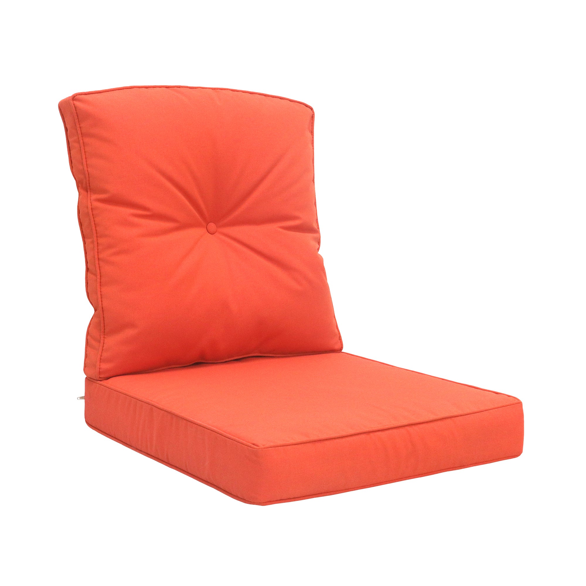 Orange wicker best sale chair cushions